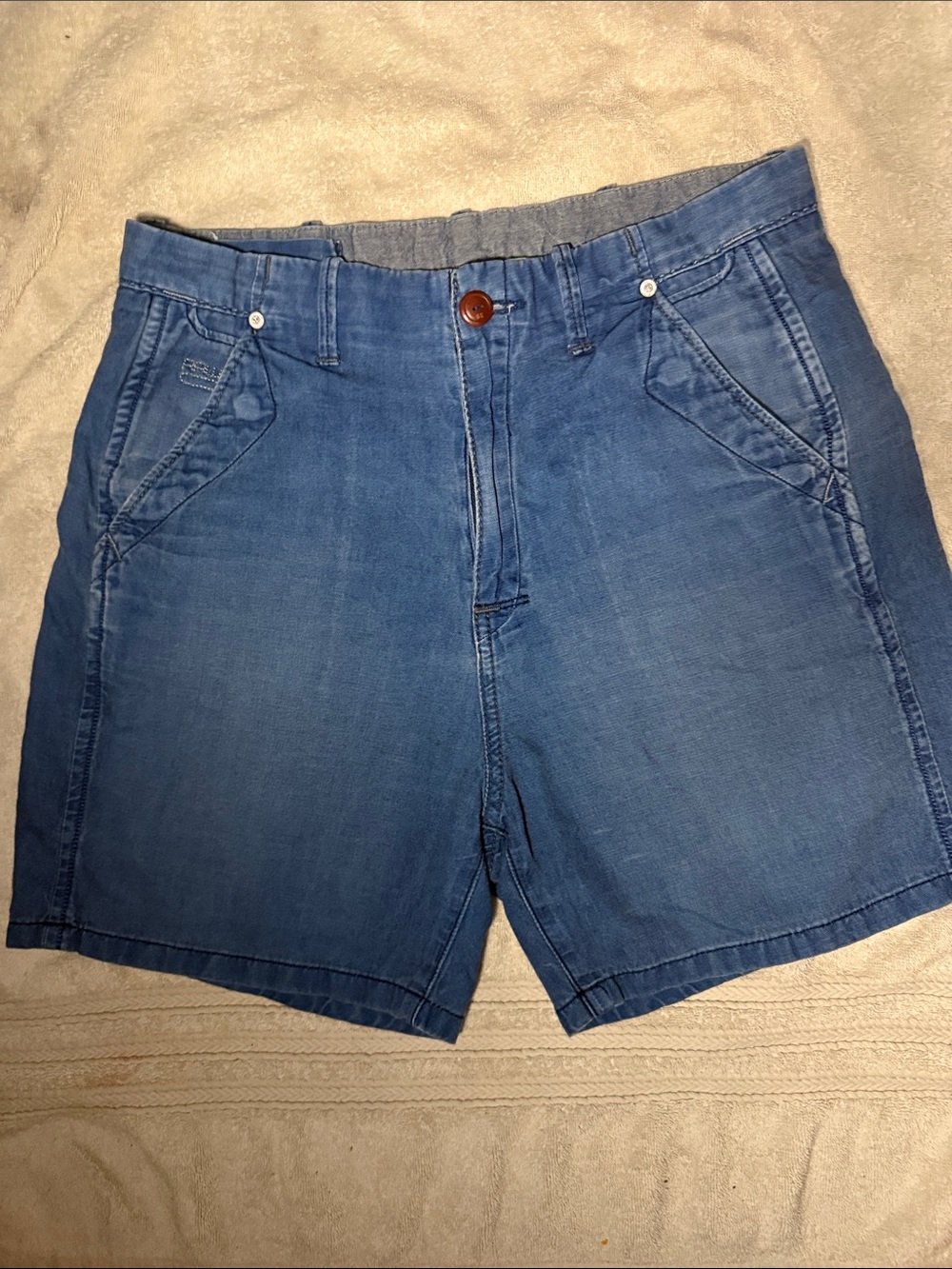 G-Star Denim Blue Jean Shorts Page Navy Low Short Wmn size 25